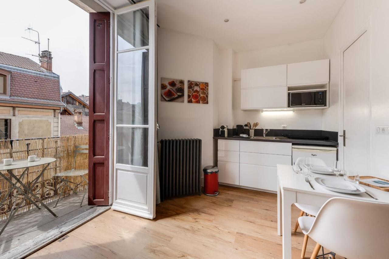 Le Mont Blanc - Charming T1 Ideal For 2 People With Balcony آنسي المظهر الخارجي الصورة