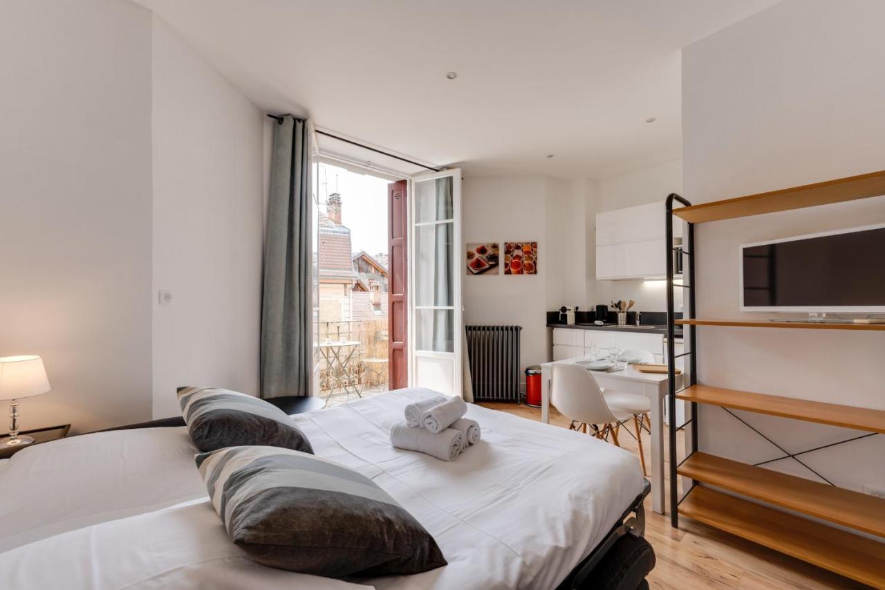 Le Mont Blanc - Charming T1 Ideal For 2 People With Balcony آنسي المظهر الخارجي الصورة